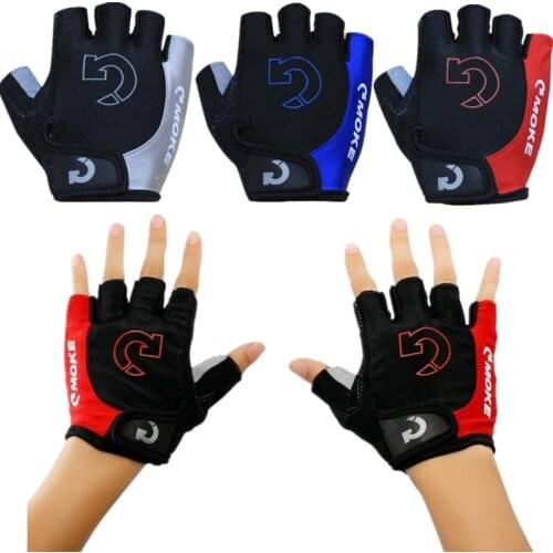 Half Finger Cycling Gloves Anti-Slip Gel Bicycle Riding Gloves Anti Slip For MTB Road Mountain Bike Glove Anti Shock Sport