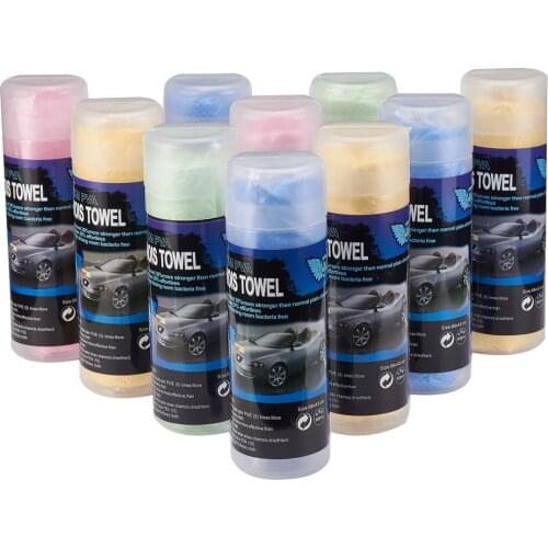 10pcs Premium Chamois Imitation Deerskin Towel Clean Cleaning Car Washing Super Absorbent Dry Cloth 26" x 17"