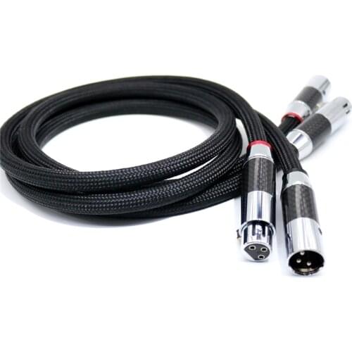 HiFi Audio XLR Balanced Cable Black Net FA-220 Pure Copper OFC Conductor