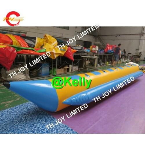 Free air shipping best quality inflatable Flying Fish water banana boats for sale, durable Inflatable banana Tube for sale