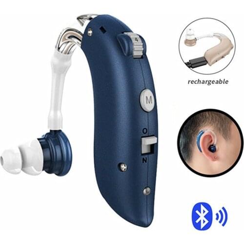 Rechargeable Hearing Aids Digital Hearing Device BTE Bluetooth Hearing Aid Adjustable Audifono Hearing Amplifier for The Elderly