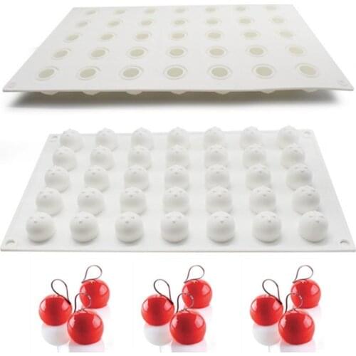 35 Hole Ball Truffle Chocolate Molds Dessert Silicone Cake Mold For Baking Mould Chocolate Pan Bakeware Mould DIY Pastry Tools
