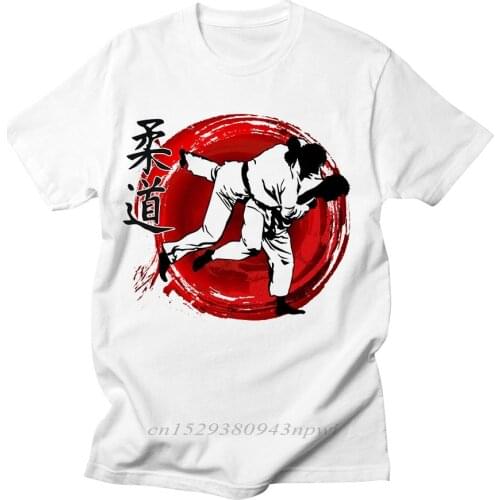 Judo TShirt Men Short Sleeve Cotton Casual Fashion Cool High Quality Streetwear Harajuku Comfortable Tracksuit Men Clothes