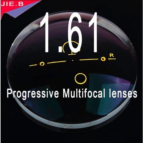 1.61 Index free form inside Multifcoal Interior Progressive Glasses Lenses Prescription Customized Lens See Far and Near
