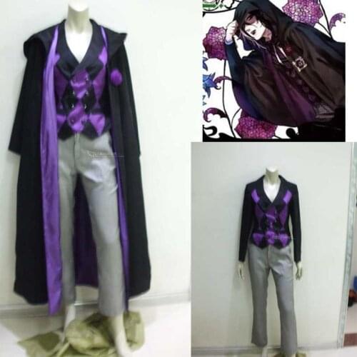 Anime Black Butler Kuroshitsuji Gregory Violet Cosplay Halloween Party Costume Custom Made