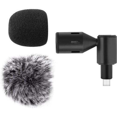 Microphone With Adjustable Angle Plug And Play Mic External Microphone For Mobile Phones No Battery Required 3.5mm Interface