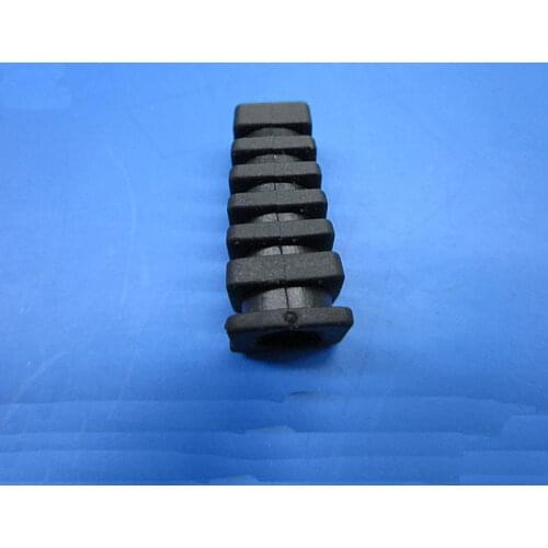 NO.7 Power Cord Protection Soft Tube Long 27mm Buckle Outer Diameter 9X2mm Inner Hole 7.0mm Square End Cable Soft Sheath