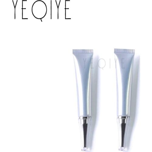 【30PCS】20g Silver Empty Aluminum Plastic Tube Bottle Cosmetic Lotion Tube Container skin Care Cream Packaging Squeeze Bottle