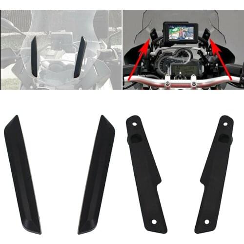 Windscreen Windshield Trim Strip & Reinforcement Adjustable Bracket Lifting Support For BMW R1200GS LC/ADV 13-18 R1250GS ADV 18