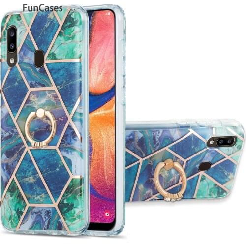 Luxury Mobile Cases For coque Samsung A20 Abstract Soft TPU Cases sFor Samsung estuche A30 Protector Rhinestone Case Funda Cover