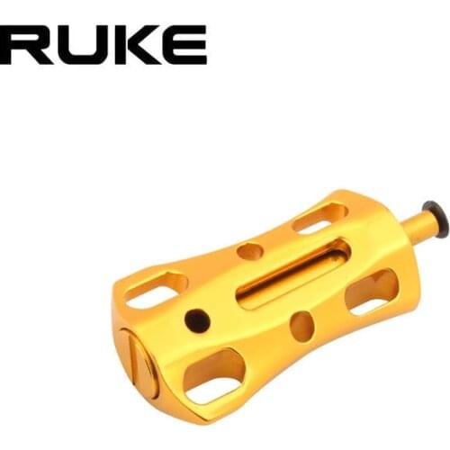 RUKE Fishing Handle Knob for Spinning Wheel Type,Hollowing out,Machined Metal Knobs Bait Casting Spinning Reels DIY Accessory