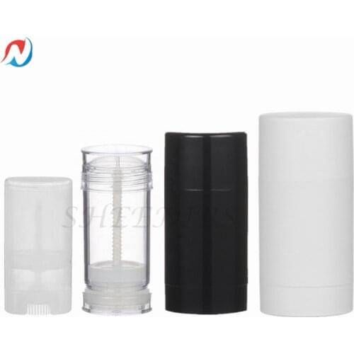 FreeShip 3pcs Empty 15ml 30ml 50ml 75ml Colorful Round Deodorant Container Plastic AS bottom-filling Cosmetic Bottles