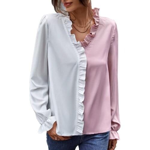 YOZEJIER Womens Chiffon Blouses