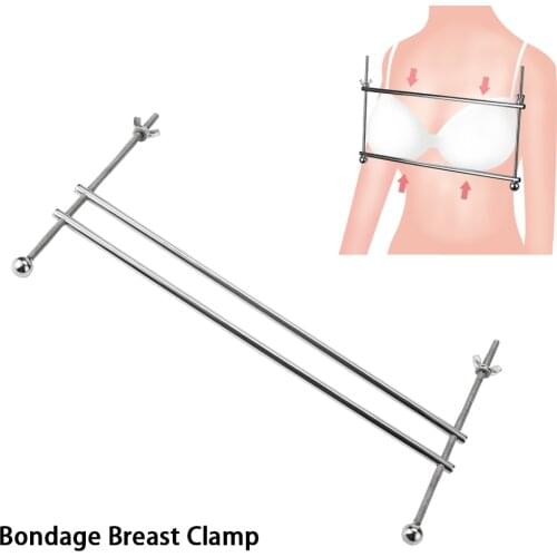 SM Bondage Stainless Steel Breast Clamps Adjustable Metal Torture Nipple Clamp Bdsm Sex Toy For Couples Flirt Tools Erotic