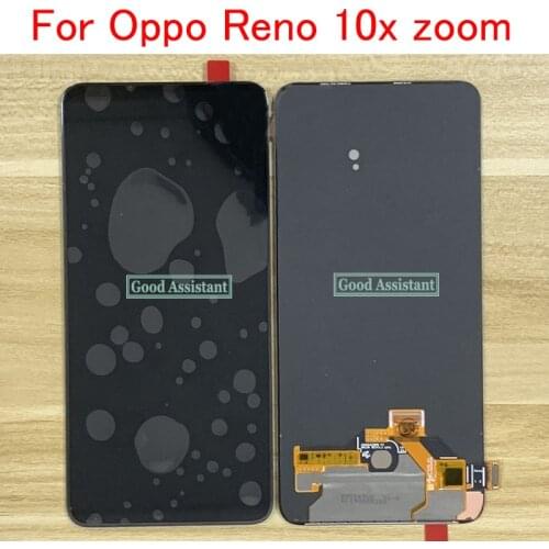 6.6" Original Supor Amoled Axisinternational For Oppo Reno 10x zoom LCD Screen Display Touch Panel Digitizer For Reno 10x zoom