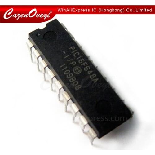 1pcs/lot PIC16F648A-I/P PIC16F648A 16F648A-I/P 16F648A DIP-18 In Stock