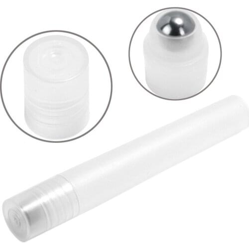 10x Portable 10ml Roll on Plastic Perfume Essential Oil Bottles Container