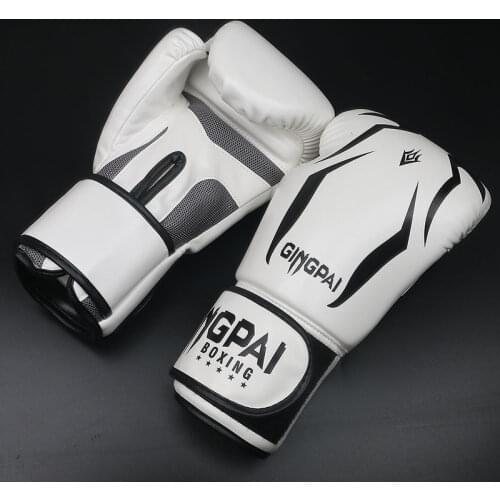 6 8 10 12 oz Boxing Gloves PU Leather Muay Thai Guantes De Boxeo Free Fight mma Sandbag Training Glove For Men Women Kids