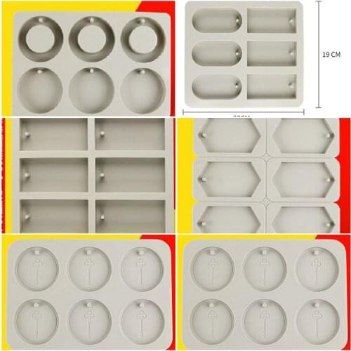 Aroma tablets / fragrant wax tablets silicone cake mould soap mold Baking tool