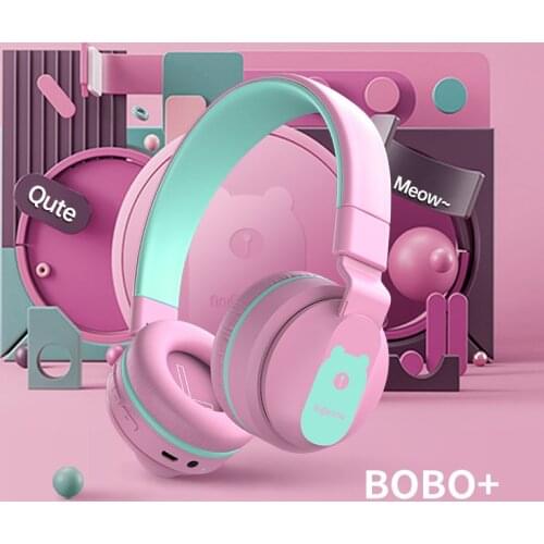 Wireless Headsets 85db Professional Children Headset Foldable With Kids and Adult Mode Support TF Card FM Radio Wired