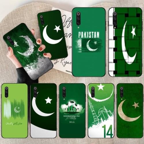 Pakistan Flag Banner Moon Star Phone Case for Xiaomi Mi Note 10 Lite Mi 9T Pro xiaomi 10 10 CC9 Pro 9SE