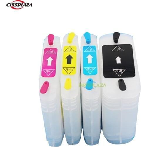 CISSPLAZA 2sets compatible for hp10 11 refill ink cartridges for HP Designjet 100 110 70 printer with Auto Reset Chips