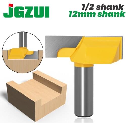 1/2” Inch 12mm Shank 2” Bottom Cleaning Router Bit (Mortising Bit, Spoil board Surfacing, Slab Flattening Woodworking Mil
