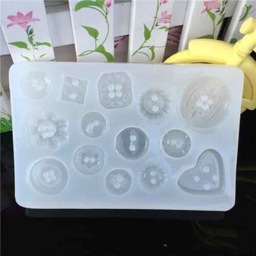 GLADZGT Love button Liquid silicone mold DIY resin jewelry pendant necklace Earrings mold resin molds for jewelry