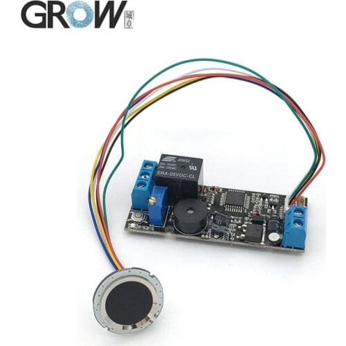 GROW K202+R502 DC12V Low Power Consumption Fingerprint Recognition Access Control System+R502 Capacitive fingerprint sensor