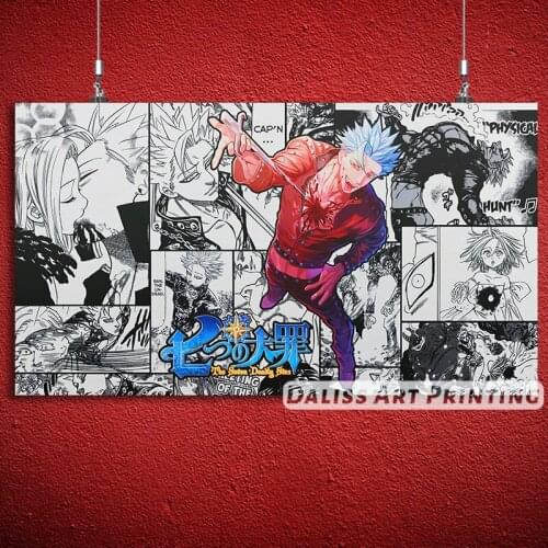 Canvas Anime The Seven Deadly Ban Pictures Home Decoration Paintings Poster HD Prints Wall Art Modular Living Room Framed