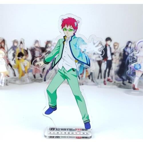 The Disastrous Life of Saiki K. Saiki Kusuo BL Stand Figure Model Plate Anime Cartoon Decor Toy Student Gift Cosplay