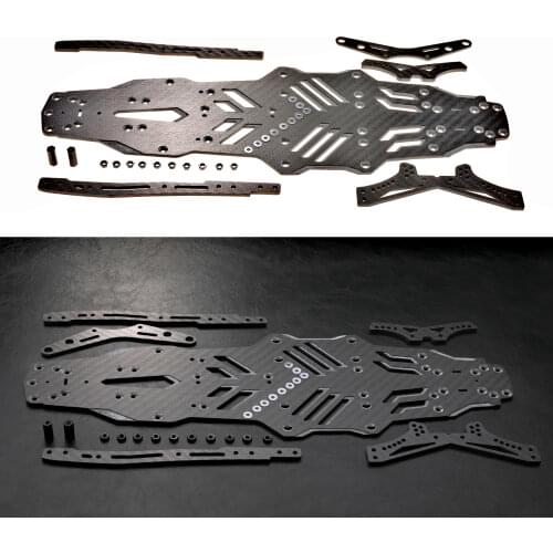 Mst Rmx 2.0 S Rrx Carbon Fiber Upgrade Set Spare Parts Graphite Front Rear Damper Stay Upperdeck Set Dcb-0026
