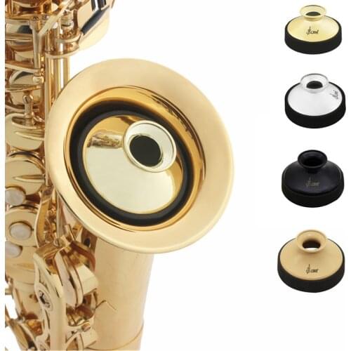 Round Light-weight ABS Mute Silencer Alto Saxophone Mute Mini Sax Silencer Musical Buffer Woodwind Instrument Accessories