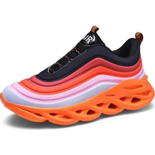 Men Running Shoes 2019 Winter New Mens Outdoor Sport Shoes Cushioning Lace-up Shoes Men Brand Designer Sneakers Big Size 39-46