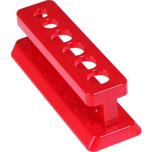 Support Burette Stand Laboratory Test Tube Stand Shelf Red Plastic Test Tube Rack Holder Lab School Supplies