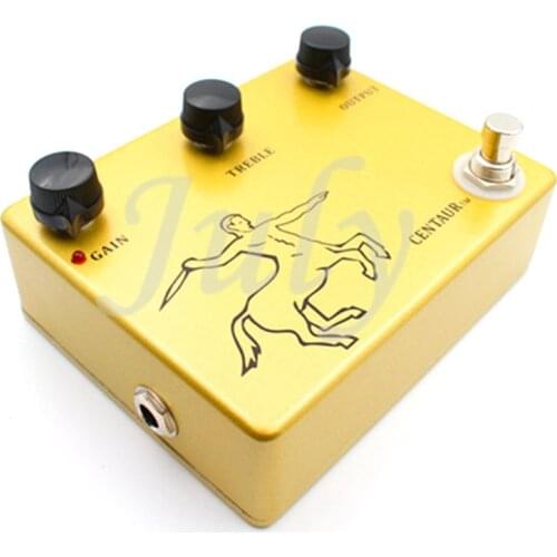 Hand-engraved KLON CENTAUR Fever Golden Remy Electric Guitar Monoblock Overdrive