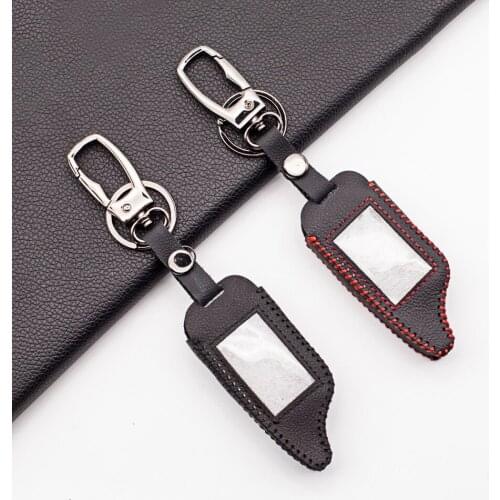 Scher Khan M5 M6 Scher-Khan M5 Magicar 5 6 keychain leather case LCD two way car alarm system new remote control /fm transmitter