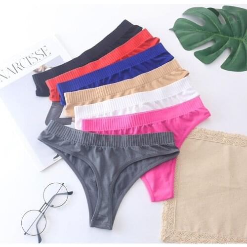 Sexy Lingerie G-string Thong Panties String Underwear Women Seamless Body Jacquard Thong