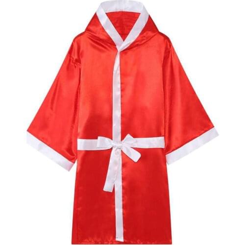 Unisex Long Sleeve Belt Competition Training Boxing Robe Kickboxing Gown Uniform 2020 new Boxing suit fighting suit