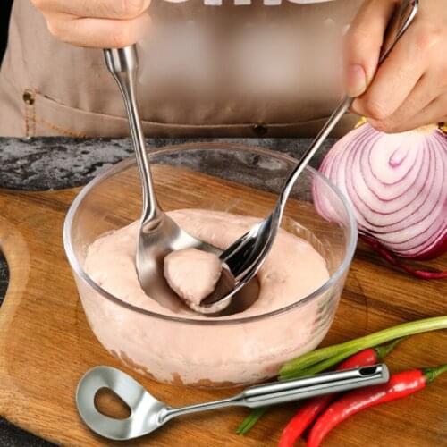 High-Quality Non-Stick Meatball Maker Stainless Steel Kitchen Mold Spoon Gadget Tools Food Cooking Ball Machine FishMeat Rice