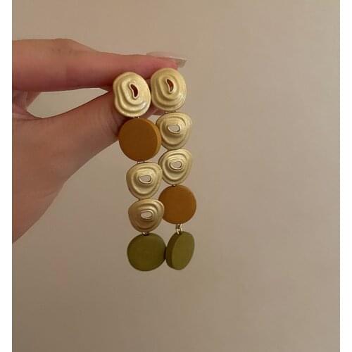 Womens Earrings 2021 Trend Pendant Ear Stud Retro Decorations Woman Accessories Fashion Vintage Luxury Women Earring Jewelry