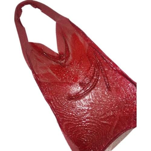 Women Sexy Backless Sequins Deep V-neck Dress DJ DS Nightclub Bar Singer Gogo Jazz Dance Costumes Stage Dancing Outfit