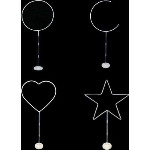 1/2set Balloons Column Stand Circle Balloon Garland Arch Baby Shower Kids Birthday Party Wedding Decorations Ballon Wreath Frame