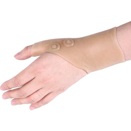 1PC Silicone Gel Arthritis Pressure Corrector Massage Pain Relief Gloves Magnetic Therapy Wrist Hand Thumb Support Gloves