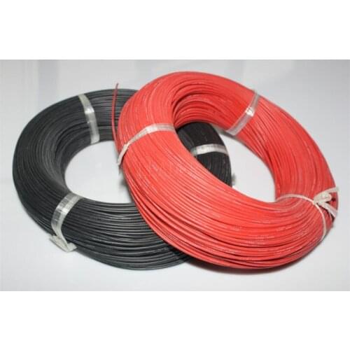 200 Meters/Roll 18/20WG High Temperature Soft Silicone Cable Tinned Copper Heatproof Silicone Silica Gel Wire Cable