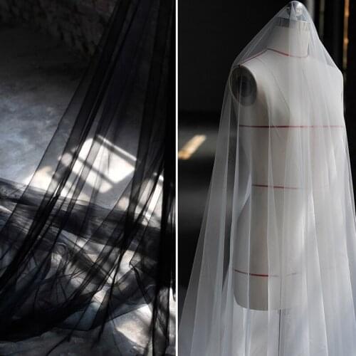 2020 high quality for wedding dress DIY lace fabric white black handmade materials lace trimming clothing garments 160cm width