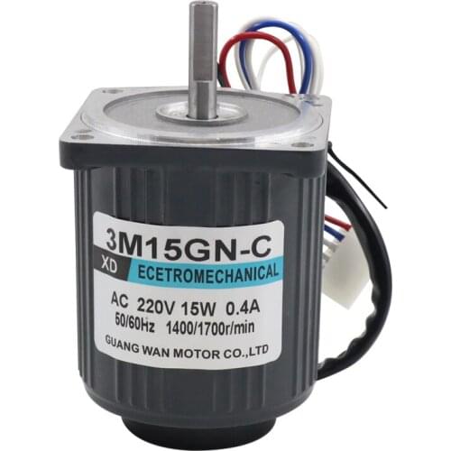 220V AC Motor Optical Axis High-Speed Motor Forward and Backward 15W Micro Small Motor