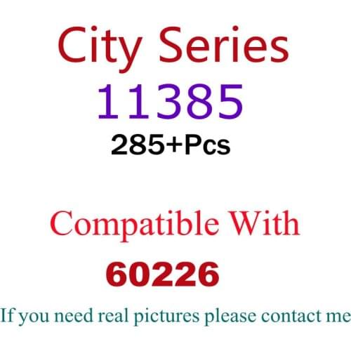 285Pcs 11385 Building Block Toy City Series 60226 Assembled Building Block Childrens Toy Gifts