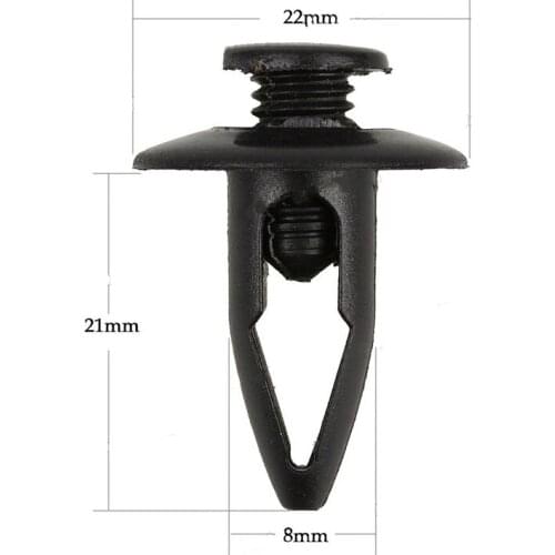 50pcs Front Rear Bumper Clips Fastener Retainer Fit Nissan 1988-2016 240SX