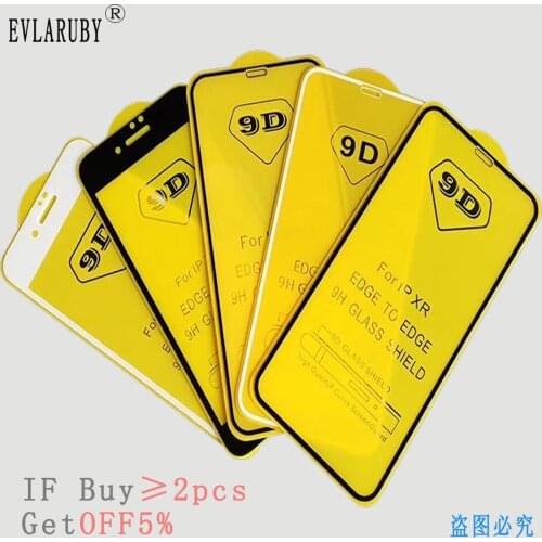 9D glass on the for iphone 7 6 X 6s plus tempered glass iphone XR Xs 11 Pro MAX protective glass on for iPhone 8 7 6 6s
